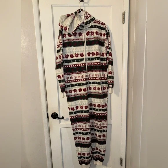 Fabletics Cozy Fleece Hooded Onesie Sz small tall - Picture 5 of 8